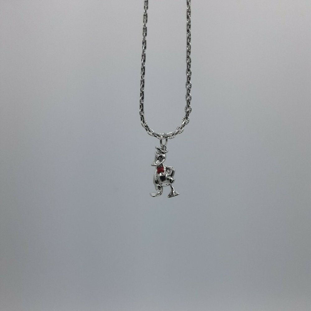 Disney x Coach Silver Donald Duck Necklace - 89801 - Picture 5 of 10